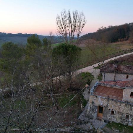 Grand Gite Les Cabanes De Fallot Pour 19 Personnes - Piscine Naturelle L'isle-Bouzon Bagian luar foto